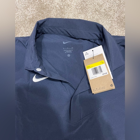 Nike DJ5123-419 Football Dri-FIT Coaches Polo Embroidered Logo Men's Small Navy - Picture 3 of 3